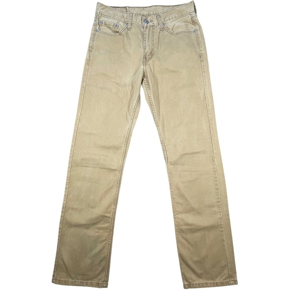 Levi's Other - Levi's Men's 514 Straight Fit Jeans Tan Brown Khaki Denim Size 30x32